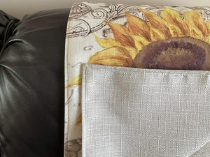 Headrest Cover for furniture "Sunflower" slipcover