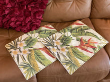 Cargar imagen en el visor de la galería, 3PC. Set Headrest Cover and Armrest covers &quot;Palm Tree&quot;
