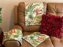 Cargar imagen en el visor de la galería, 3PC. Set Headrest Cover and Armrest covers &quot;Palm Tree&quot;
