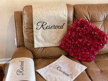 Load image into Gallery viewer, 3 PC.Headrest Cover furniture slipcover set &quot;Reserved &quot;
