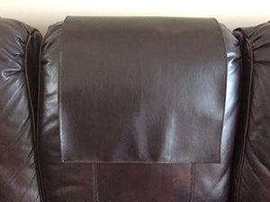 Black Vinyl Headrest Cover 17x27