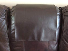 Load image into Gallery viewer, Brown Vinyl Headrest Cover 17x27
