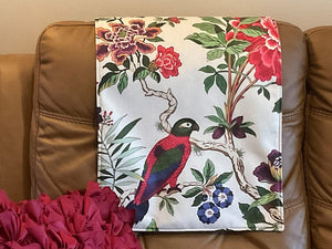 Furniture Headrest Cover for Slipcover Furniture Protectors - Bird in Flowers