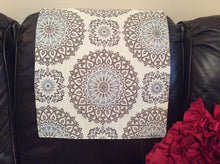 Load image into Gallery viewer, Headrest Cover for Furniture, Blue Medallion Theme Slipcover Furniture Protector
