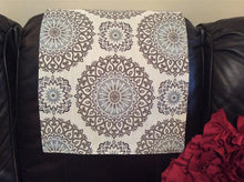 Load image into Gallery viewer, Headrest Cover for Furniture, Blue Medallion Theme Slipcover Furniture Protector
