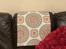 Load image into Gallery viewer, Headrest Cover for Furniture, Blue Medallion Theme Slipcover Furniture Protector
