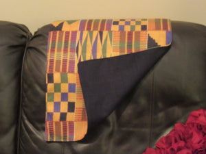 African" Kente" Print Headrest Cover 17x27